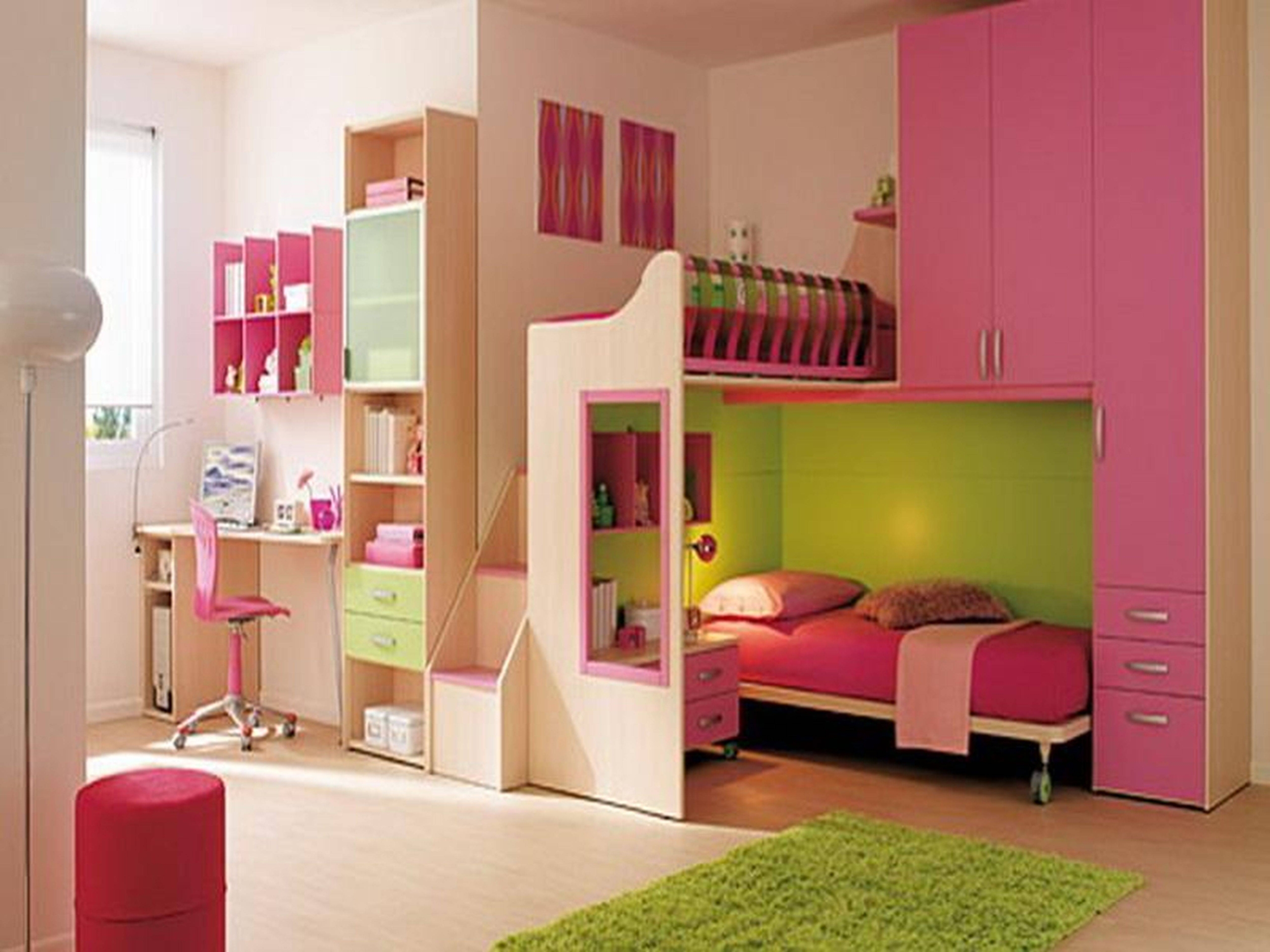 Loft bed with bed underneath 3