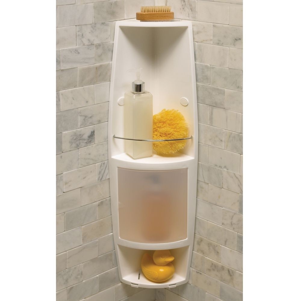 Shower caddy corner shelf