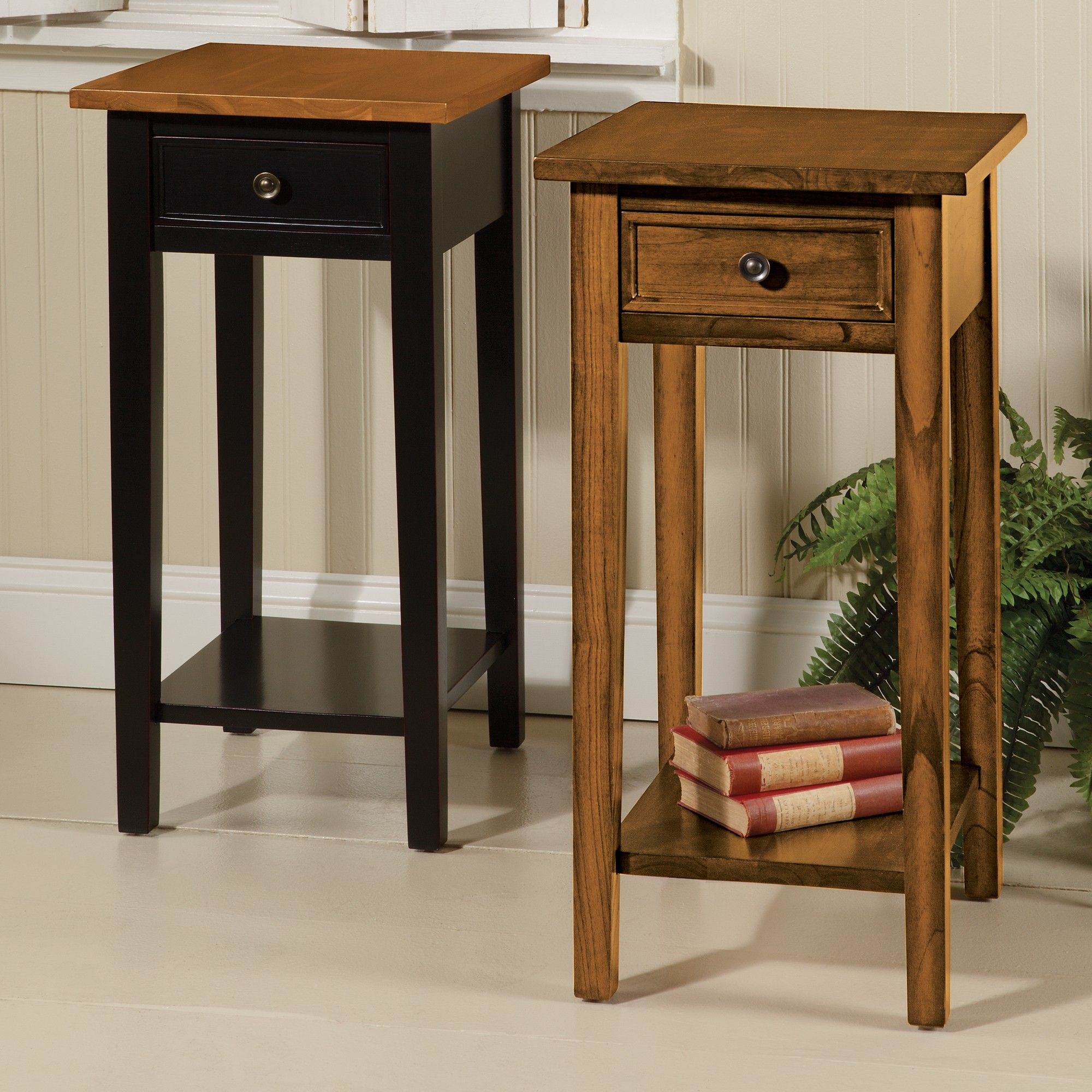 Drawer shelf plant stand
