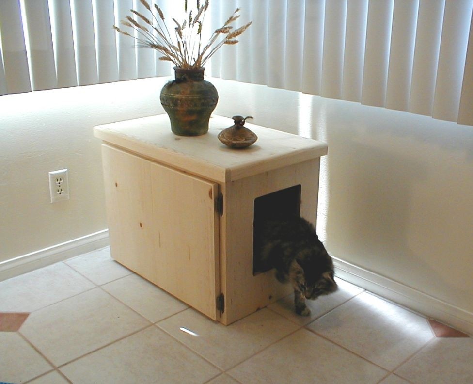 Kitty litter furniture
