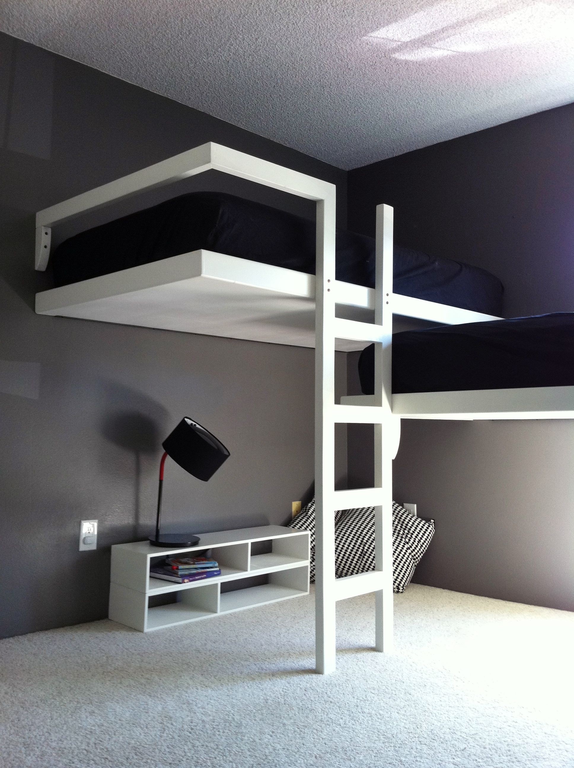 L shaped loft bed 2