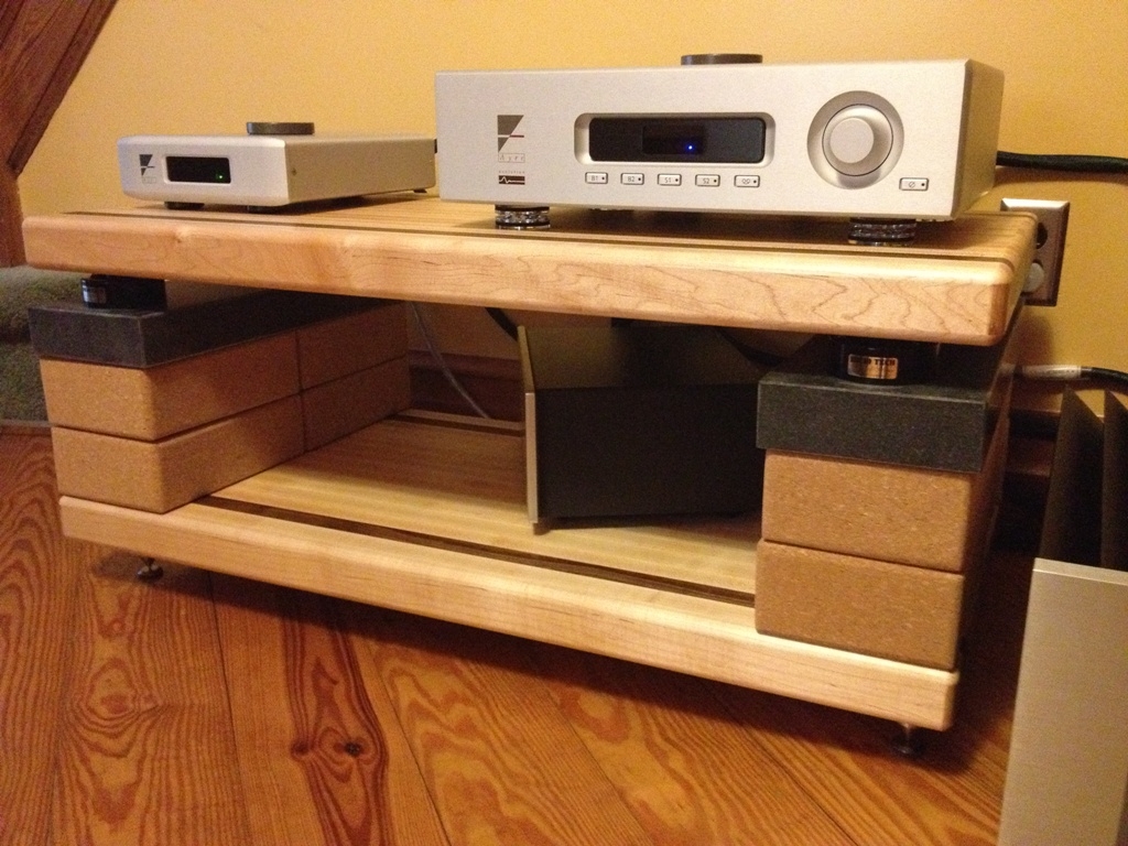 Modern audio rack