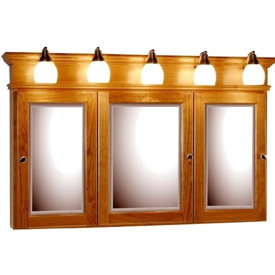 Tri view medicine cabinets
