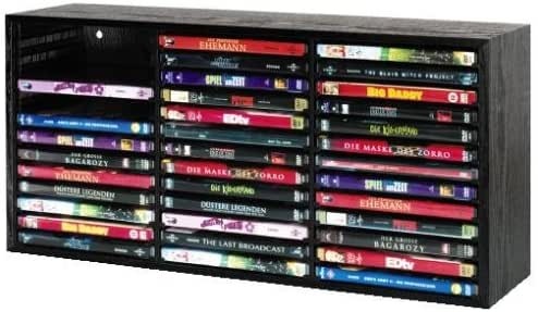 Wall dvd storage