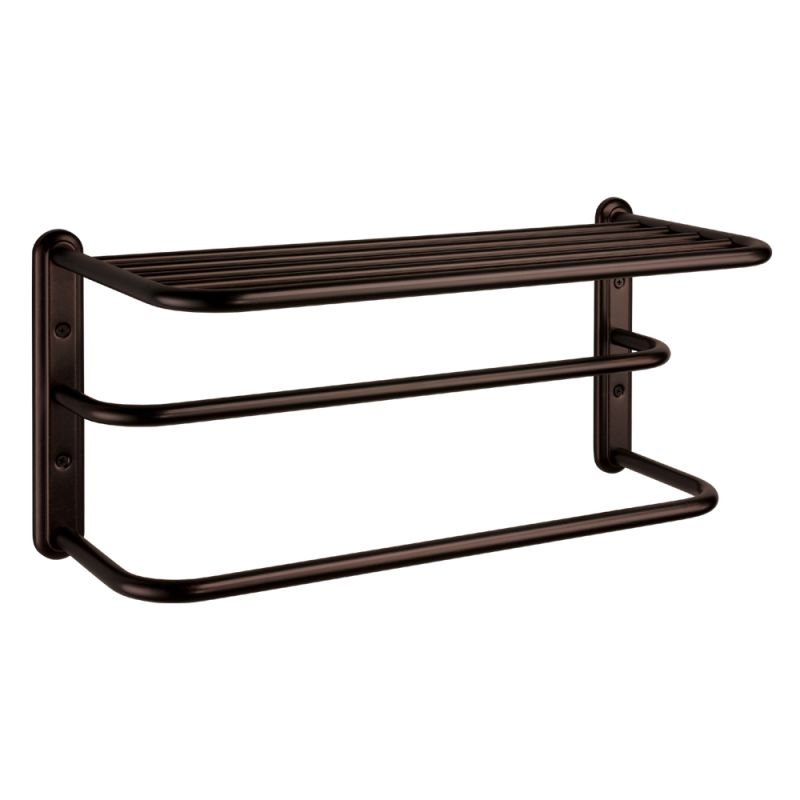 Gatco three tier towel rack in burnished bronze 1