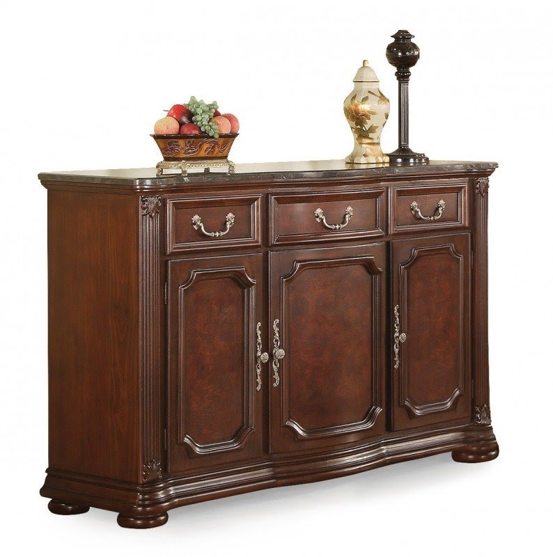Granada buffet with marble top by flexsteel