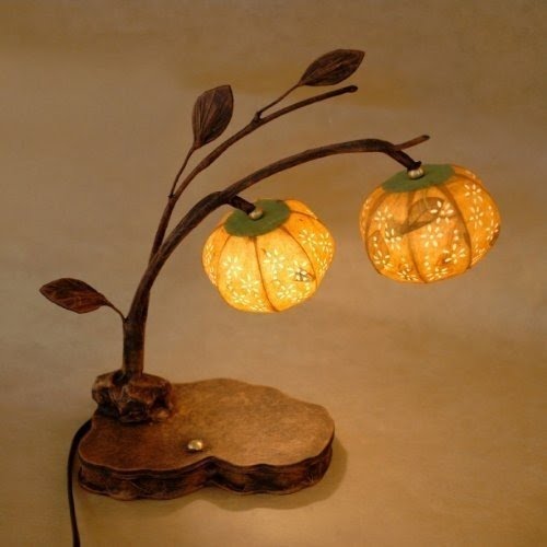 Rice paper lampshades