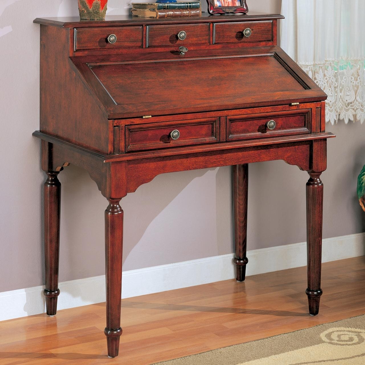 Secretary desk with drawers
