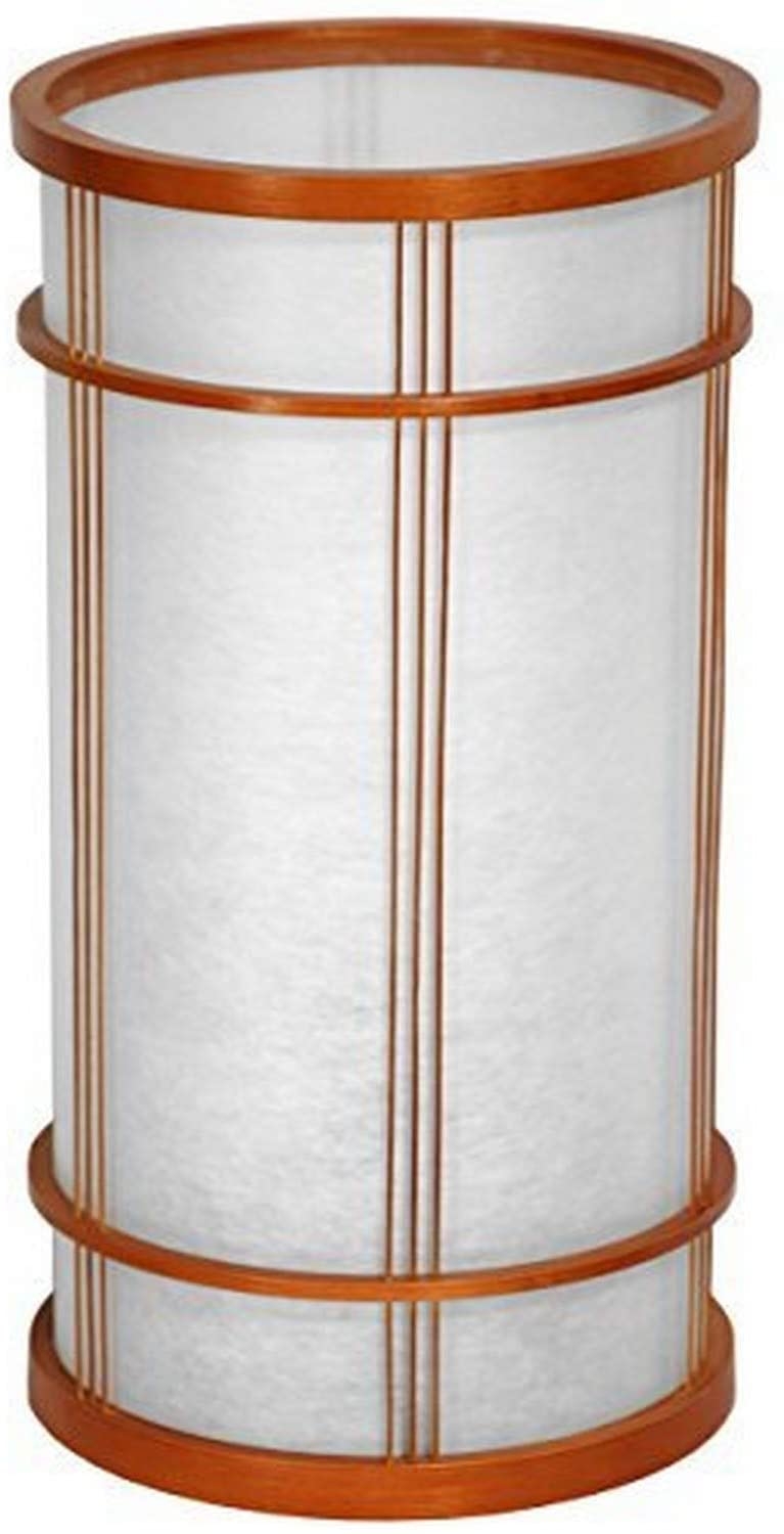 Shibuya Japanese Shoji 14.25" H Table Lamp with Drum Shade