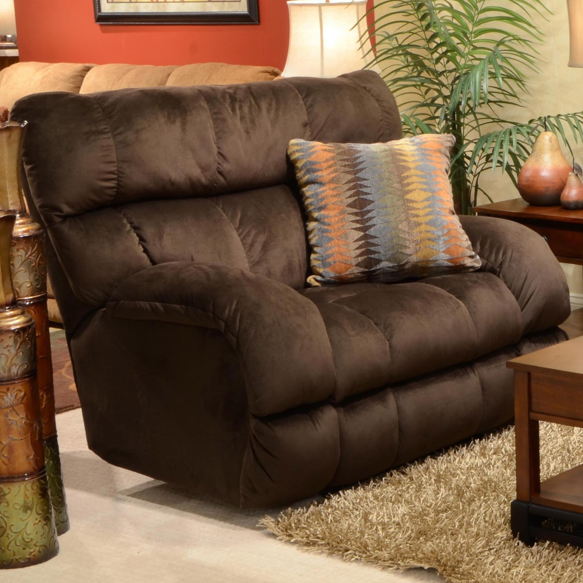 Siesta lay flat recliner with extra wide seat by catnapper