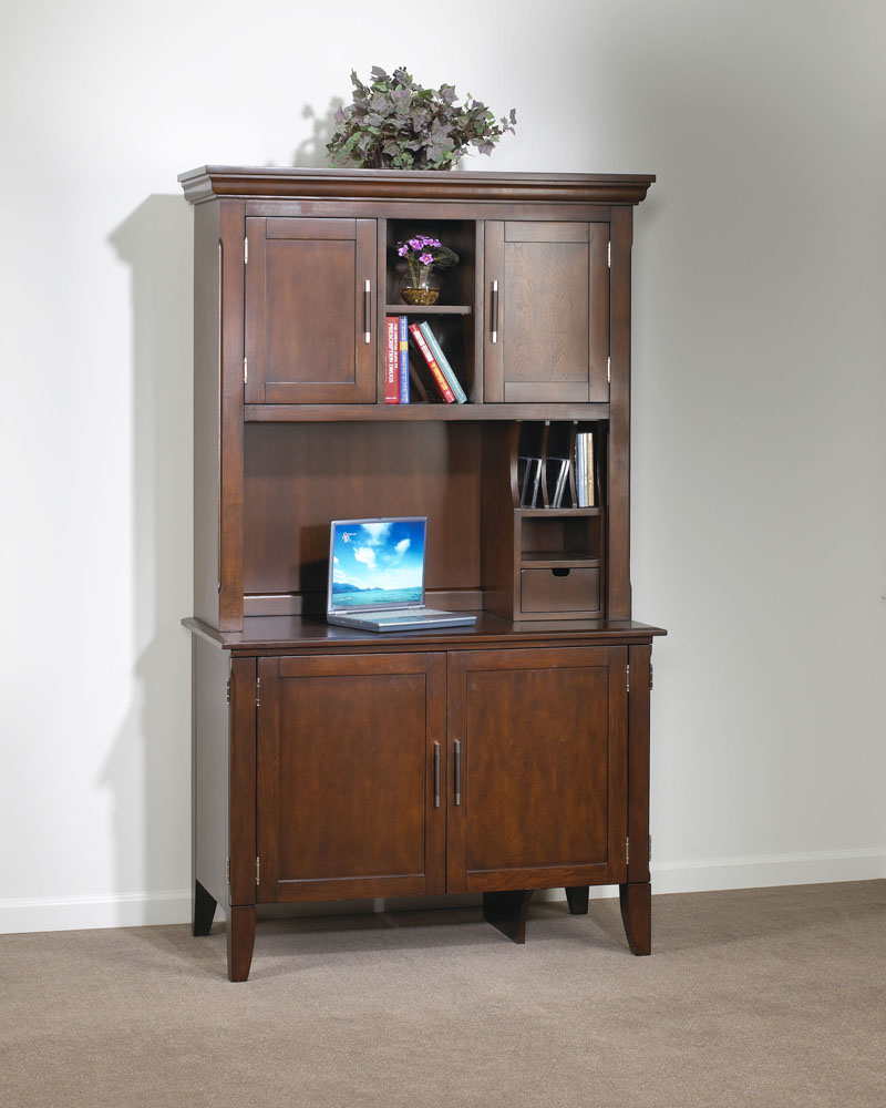 City scape computer armoire