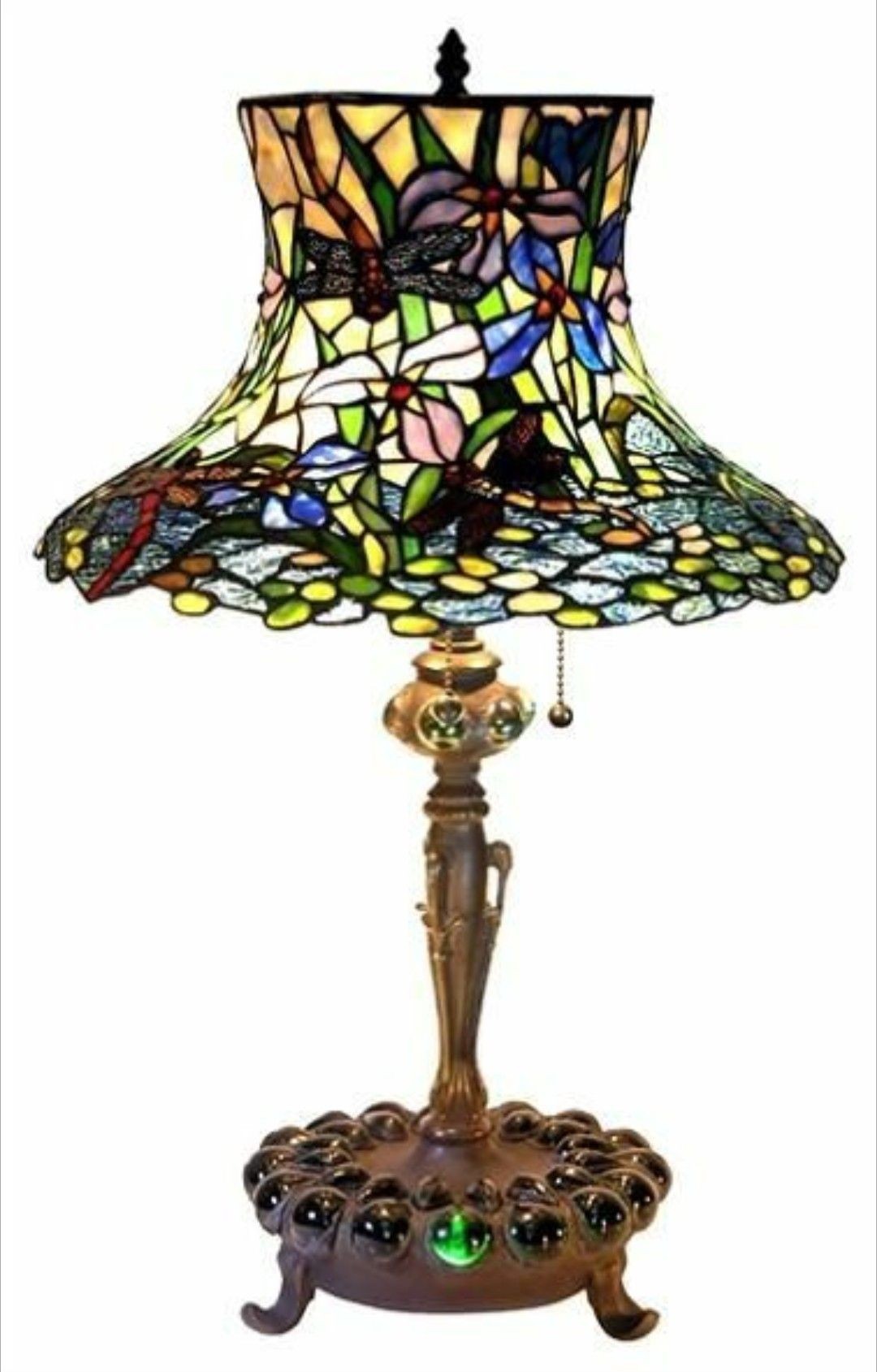 Dragonfly tiffany table lamp