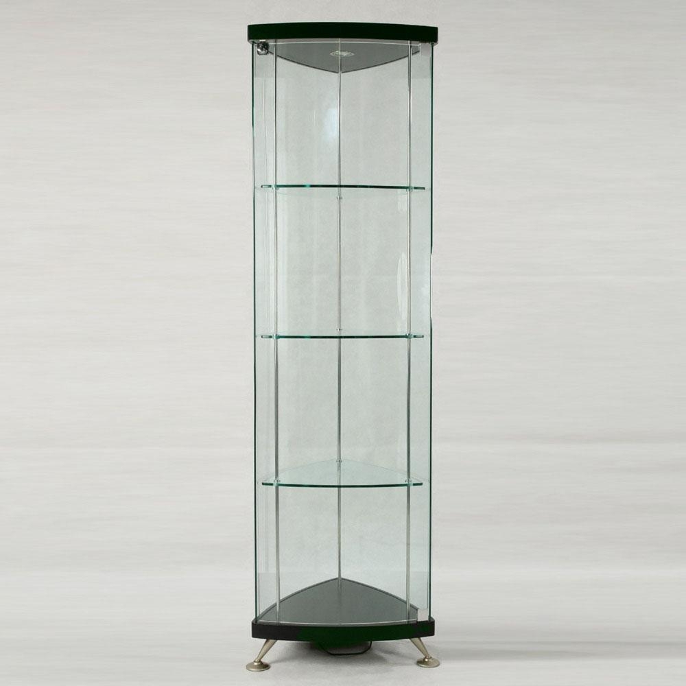 Glass curio display cabinet