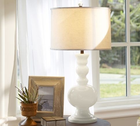 Milk glass lamp 2
