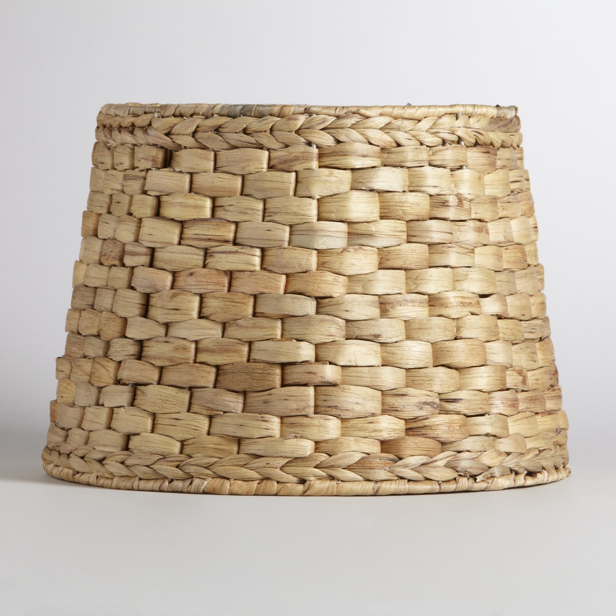 Natural basket table lamp shade 13 75 dia x 9