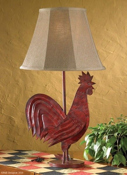 Rooster lamp
