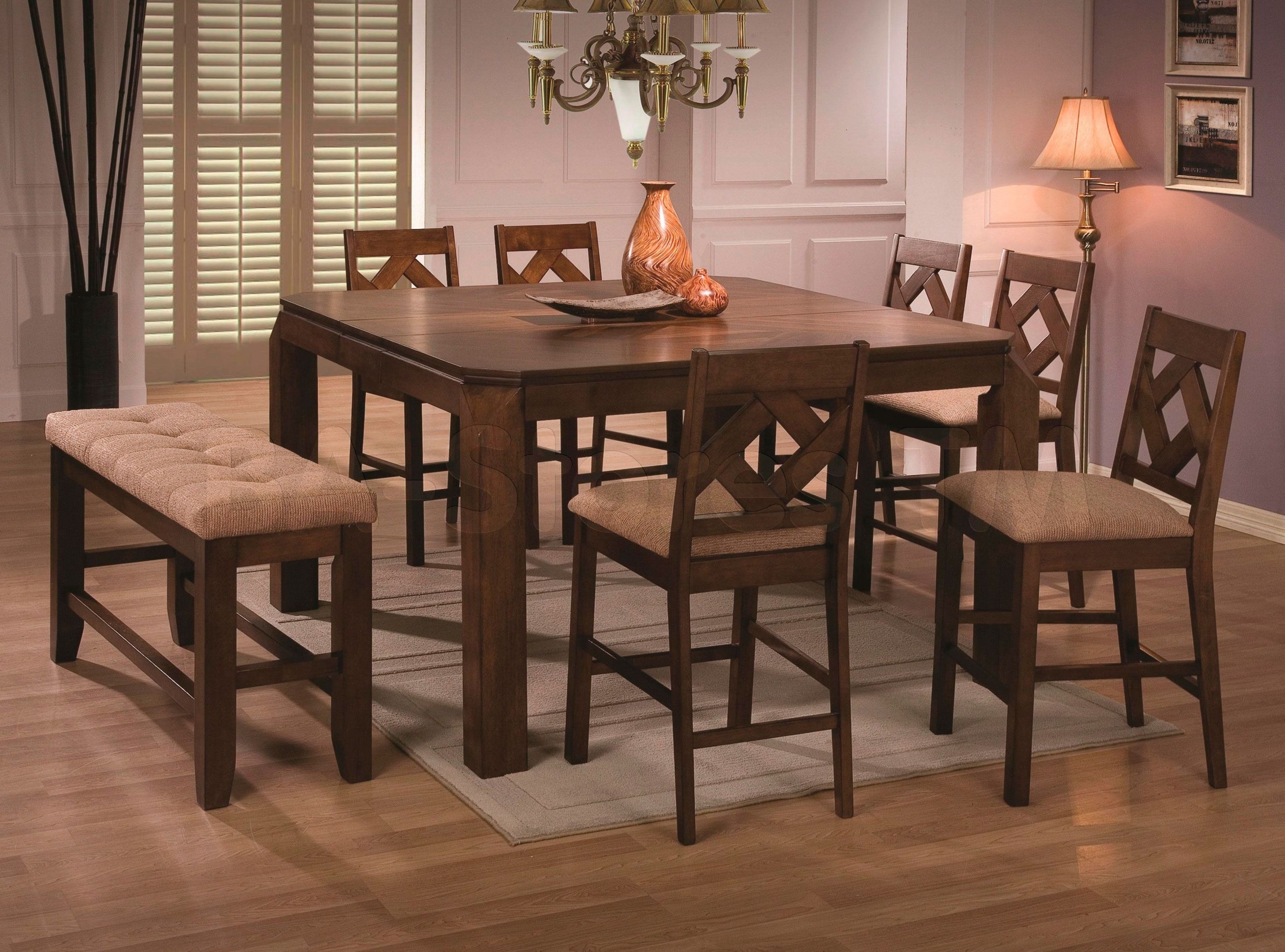 Square dining room table seats 8 20