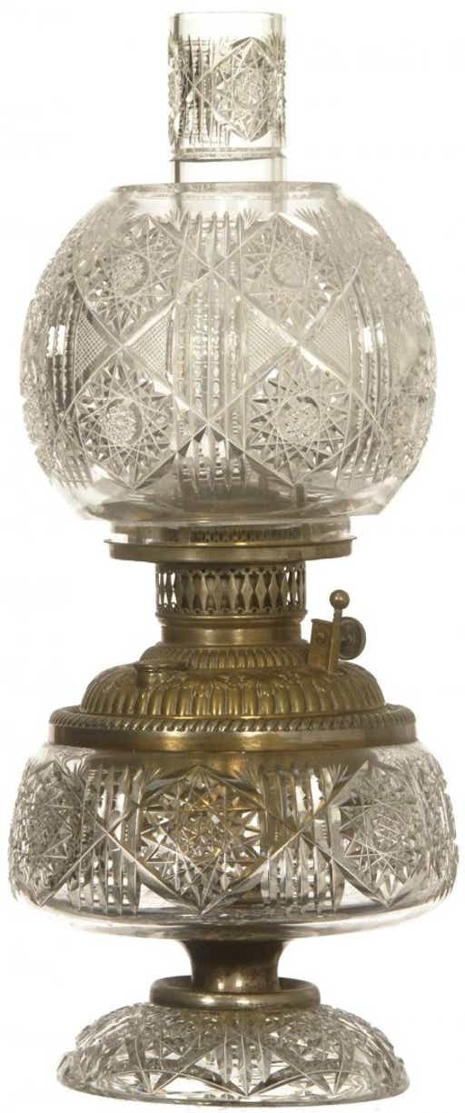 Vintage hurricane table lamps