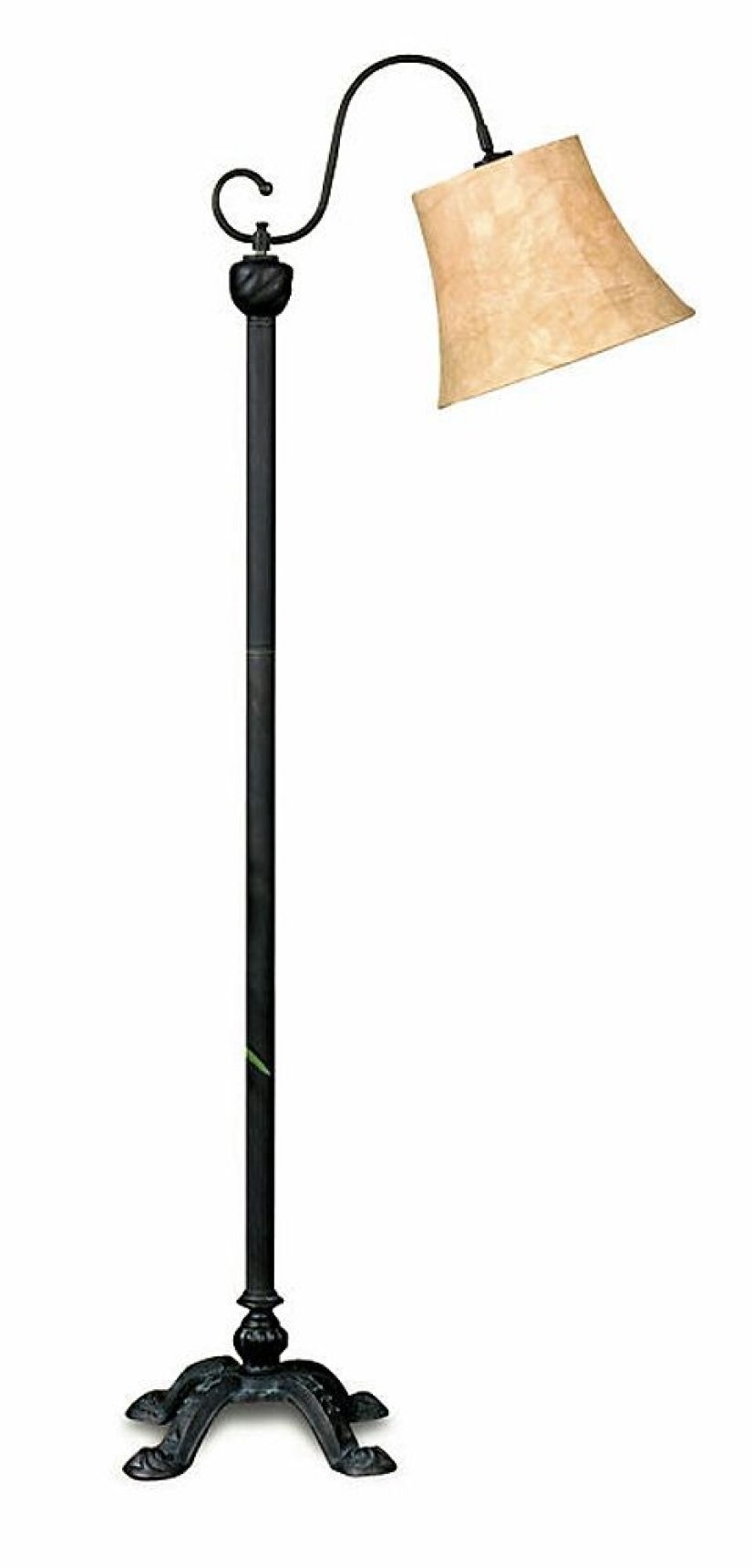 Aspen Gooseneck Floor Lamp Grecian Bronze Finish Heavy Cast Iron Metal 58 H