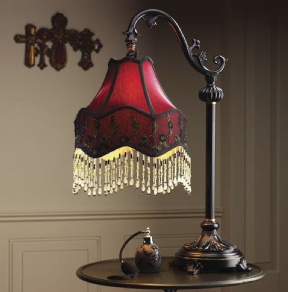 Burgundy lamp shades 28
