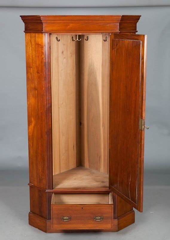 Corner armoire wardrobe