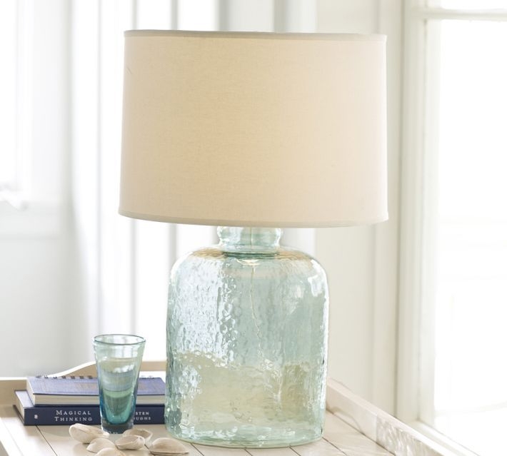 Devin glass jar table lamp base