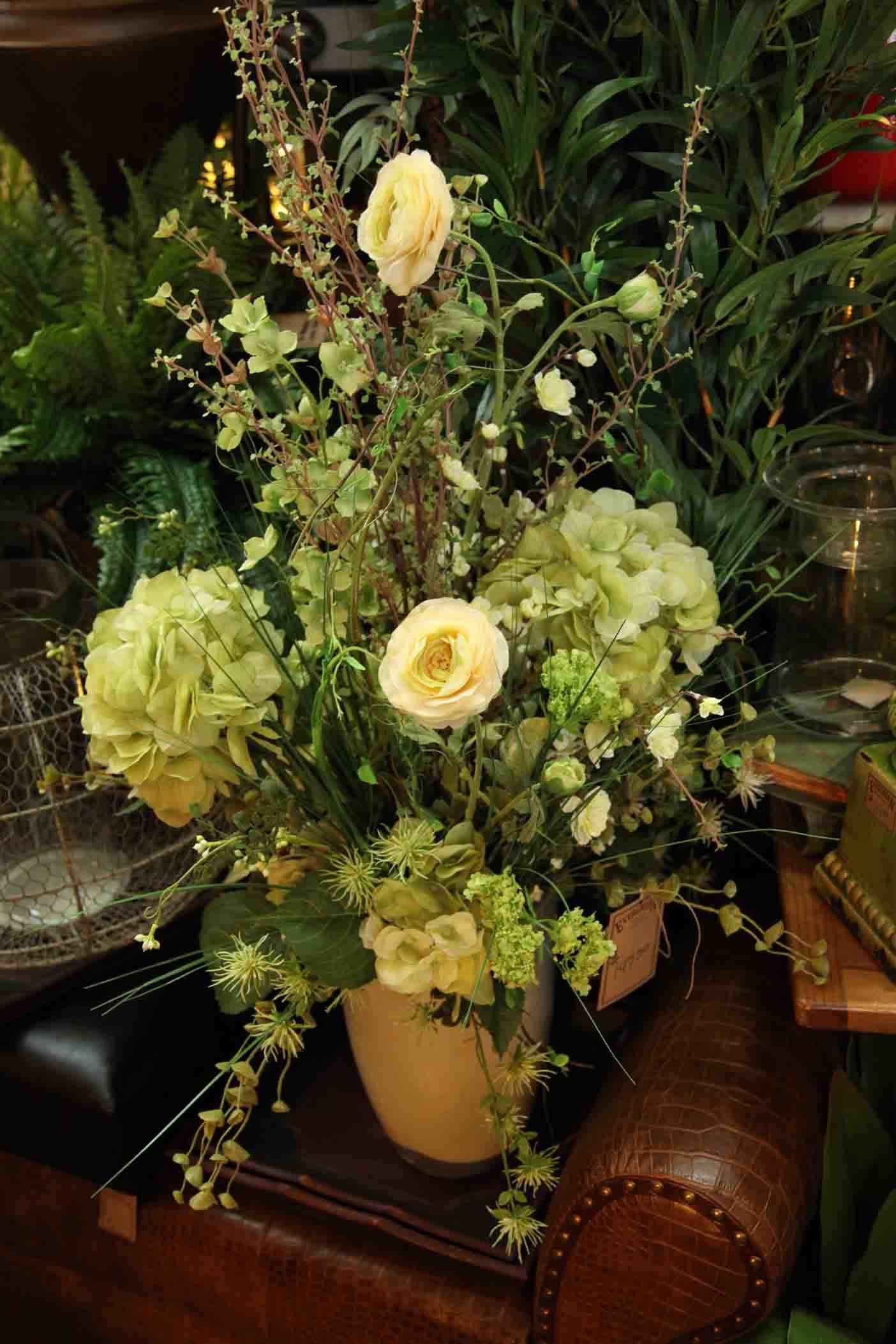 Elegant silk floral arrangements