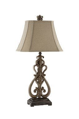 Fleur de lis table lamp 6
