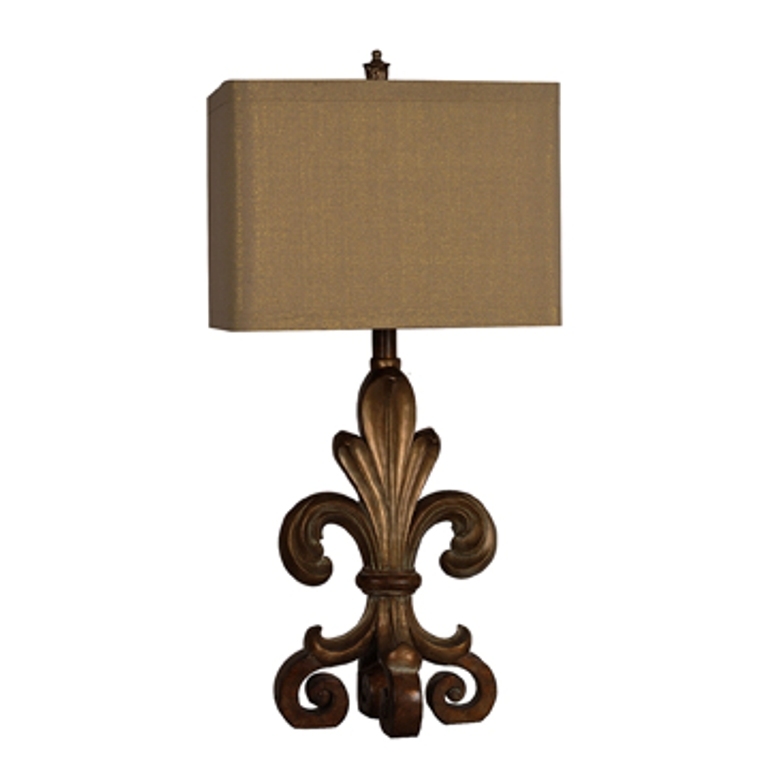 Fleur de lis table lamp 8