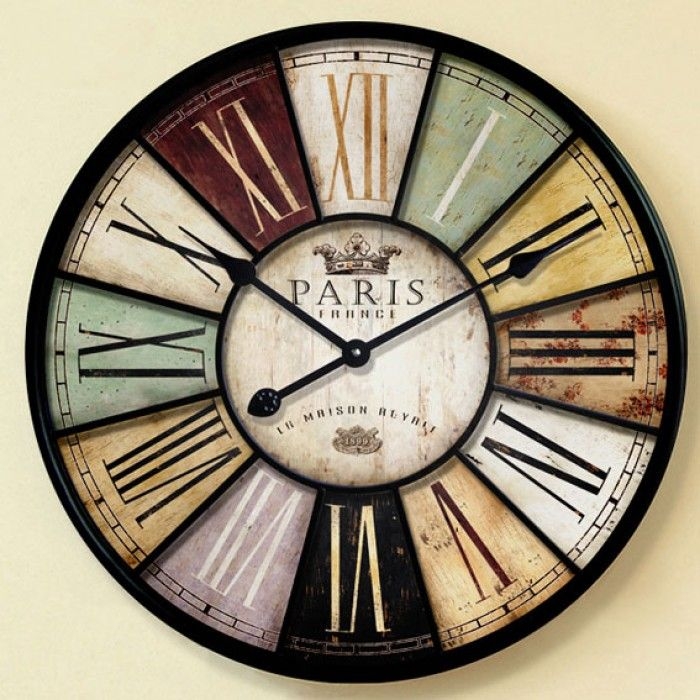 Large metal clock 1