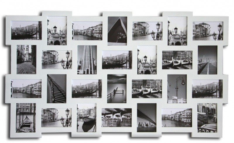 Large photo frame wood photo frame white photo frame multi