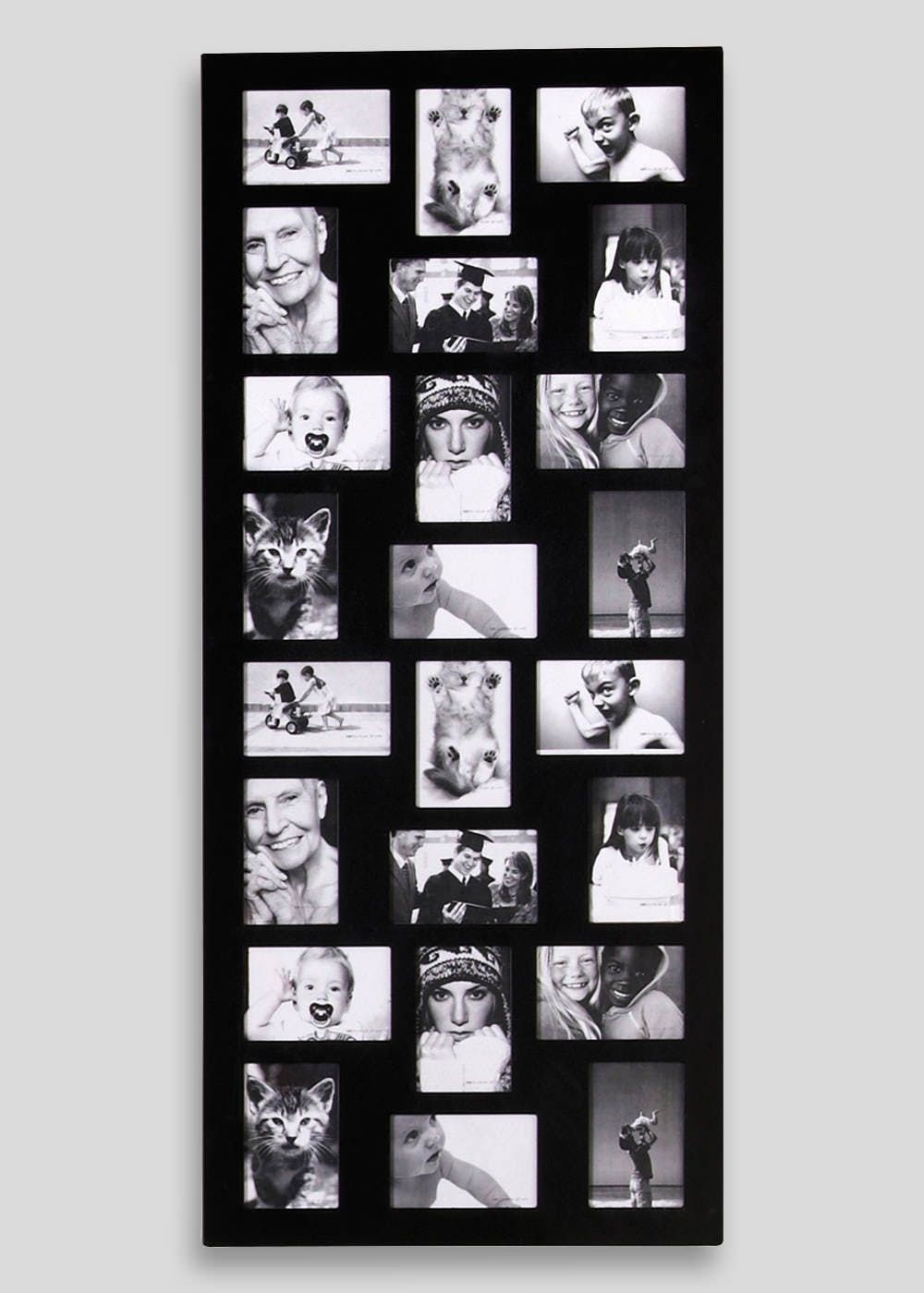 Large picture frame collages for wall