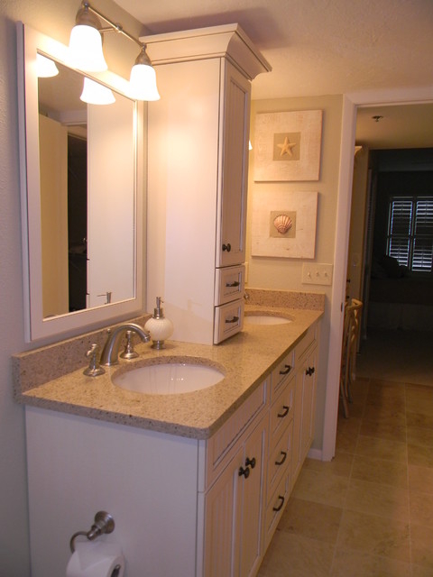 Beachy bath tropical bathroom tampa