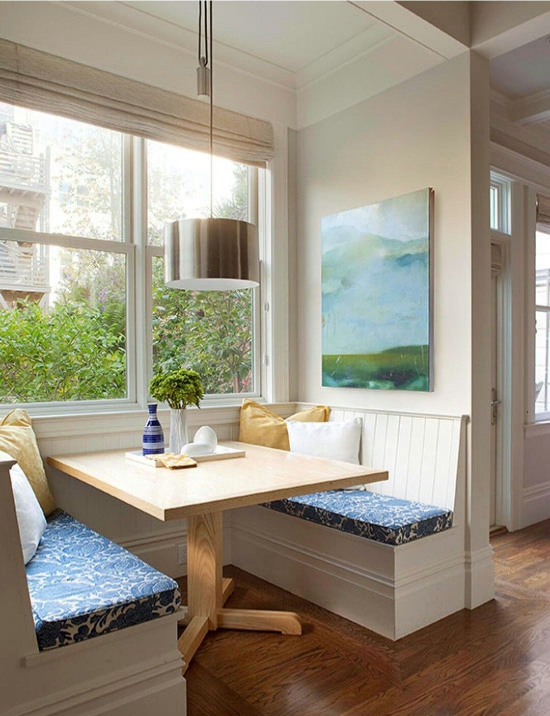 Dining table bench seat with back 2
