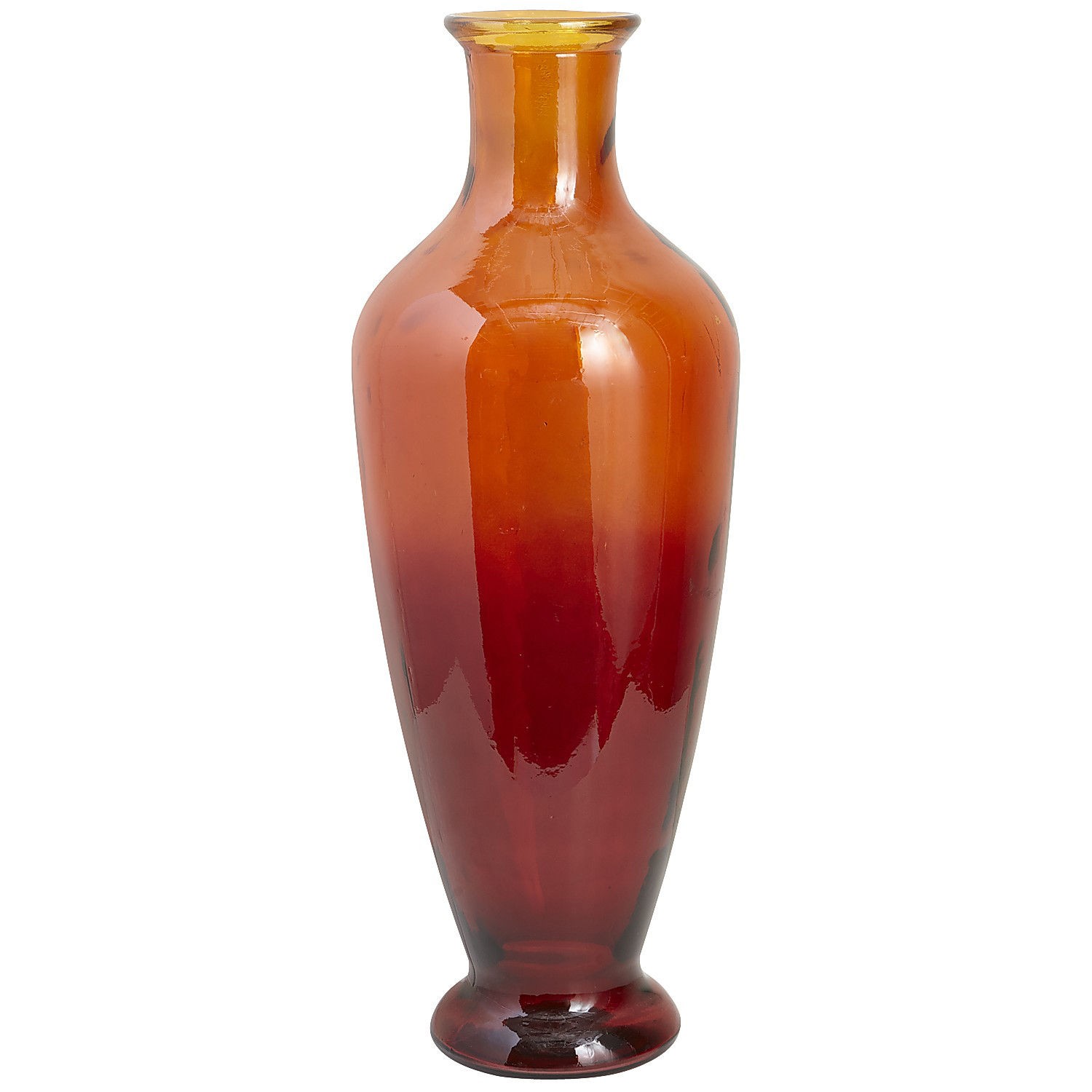 Pier1 red orange ombre floor vase
