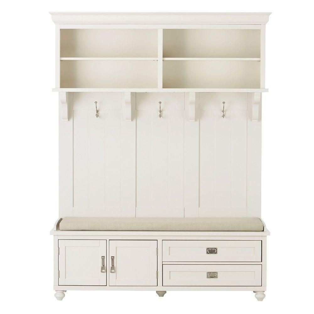 Entryway storage hall tree 4