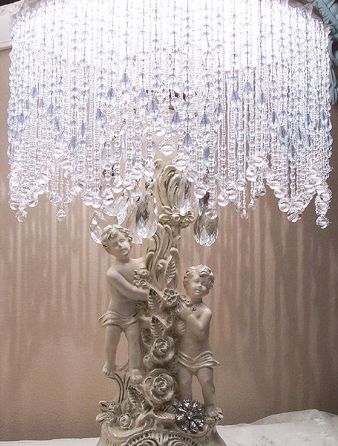 Exquisite Vintage Cherubs Rhinestones