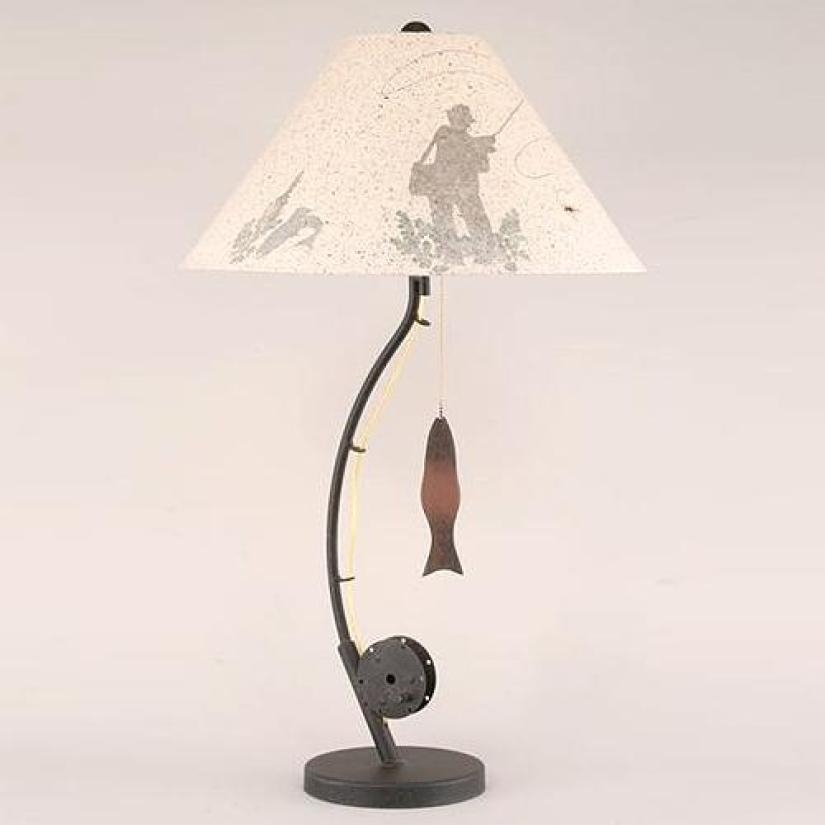 Fishing pole lamp 15