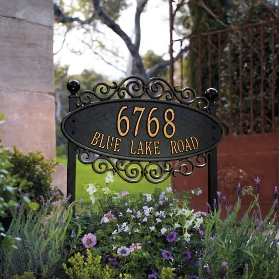 Mailbox address plaques 2