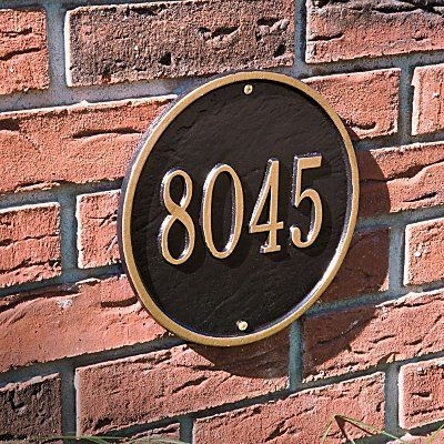 Mailbox address plaques 20