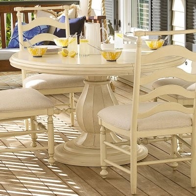 Paula deen river house round pedestal dining table river boat