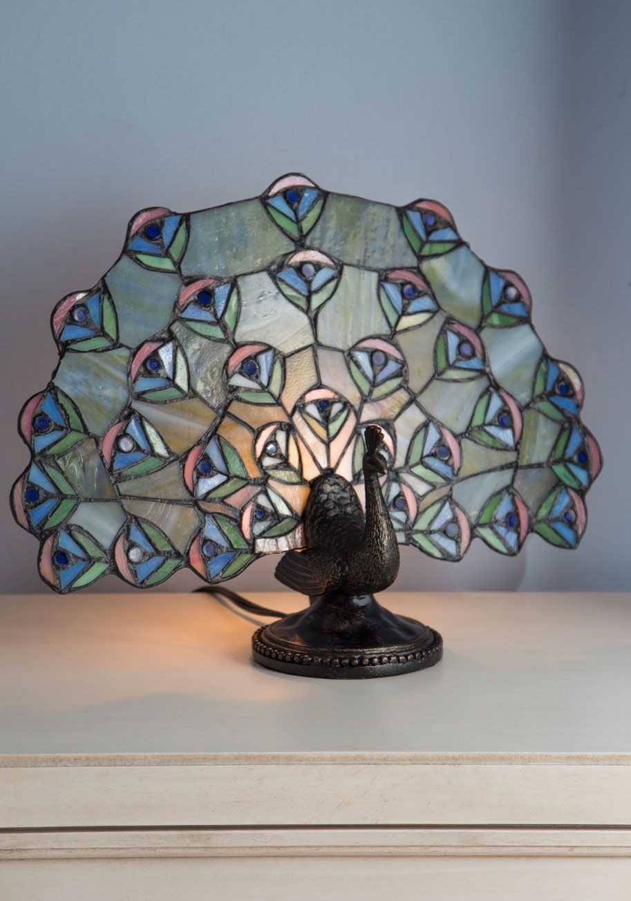 Peacock tiffany lamp 9