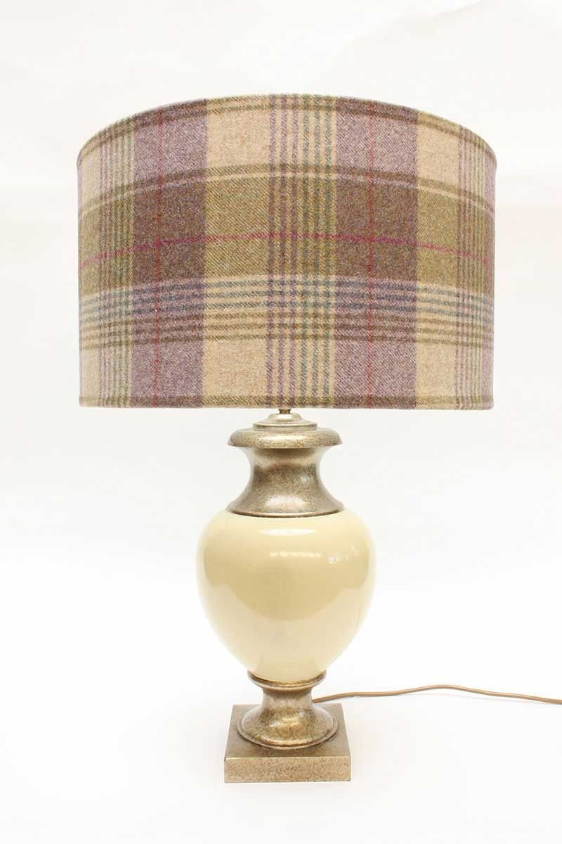 Plaid lamp shades 5