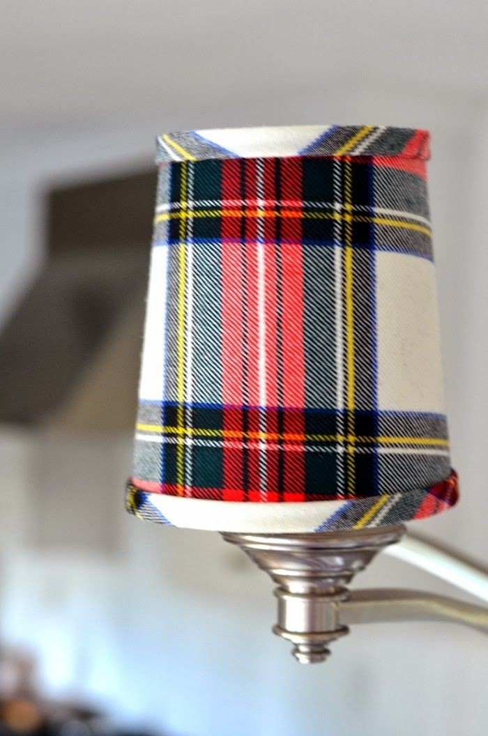 Plaid lamp shades 9