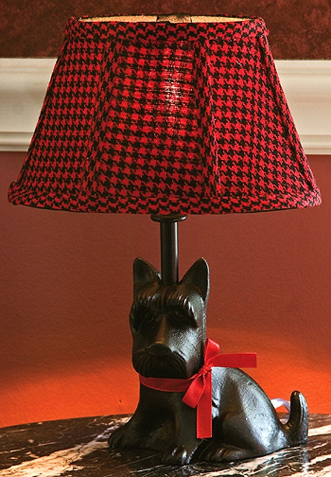 Plaid lamp shades table lamps