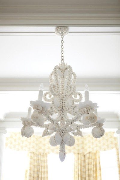 Sea shell lamp shade