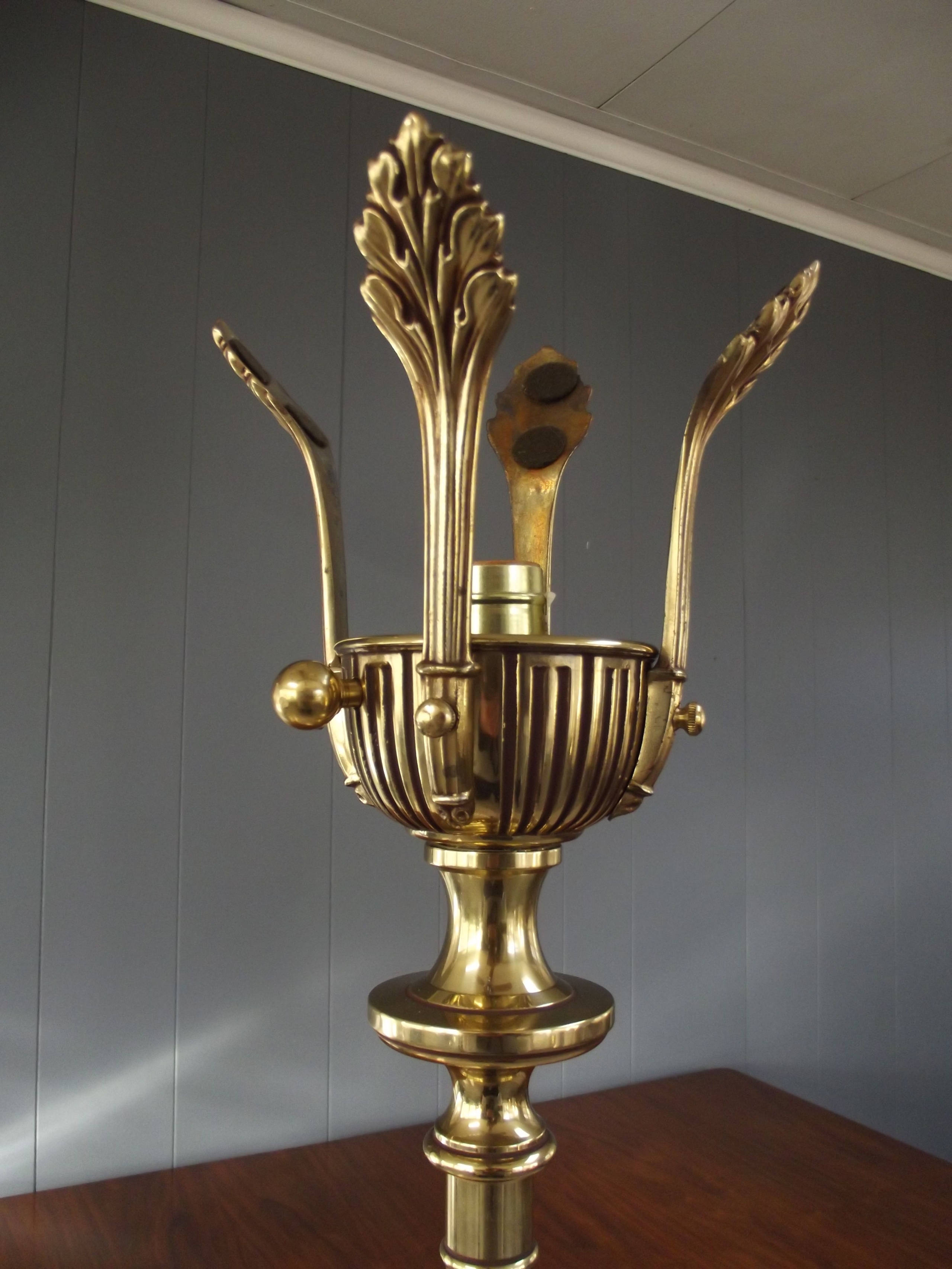 Stiffel brass floor lamp