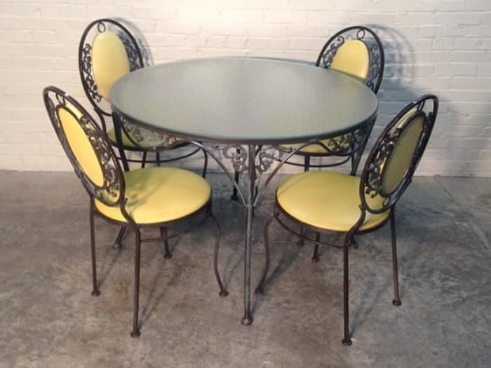 Wrought iron kitchen tables 1
