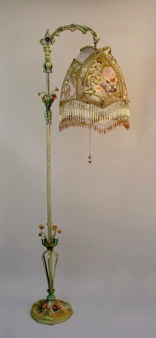 Bridge arm lamp shades