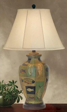 Fish table lamp 46